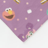 Sesamstraße | S'mores Muster Fleecedecke (Ecke)