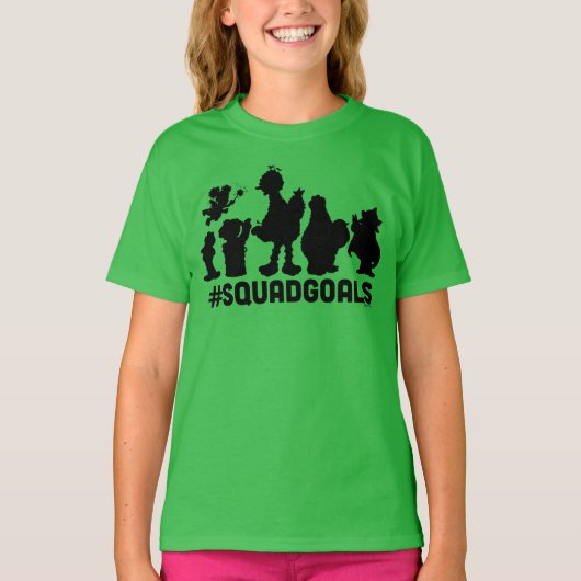 Sesamstraße - #SquadGoals T-Shirt (Vorderseite)