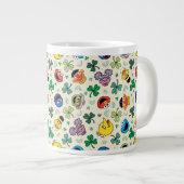 Sesamstraße St. Patrick's Day Pattern Jumbo-Tasse (Vorderseite Rechts)