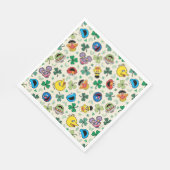 Sesamstraße St. Patrick's Day Pattern Serviette (Ecke)