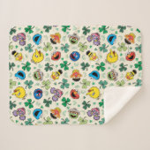 Sesamstraße St. Patrick's Day Pattern Sherpadecke (Vorderseite (Horizontal))