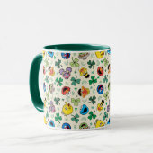 Sesamstraße St. Patrick's Day Pattern Tasse (Vorderseite Links)