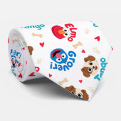 Sesamstraße | Tango, Elmo & Grover Muster Krawatte (Gerollt)