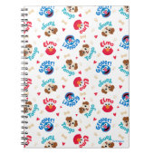 Sesamstraße | Tango, Elmo & Grover Muster Notizblock (Vorderseite)