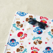 Sesamstraße | Tango, Elmo & Grover Muster Strandtuch (Beispiel)