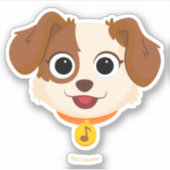 Sesamstraße | Tango Face Aufkleber (Vorderseite)