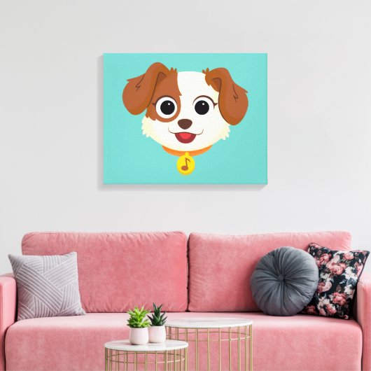 Sesamstraße | Tango Face Leinwanddruck (Insitu (Wohnzimmer))