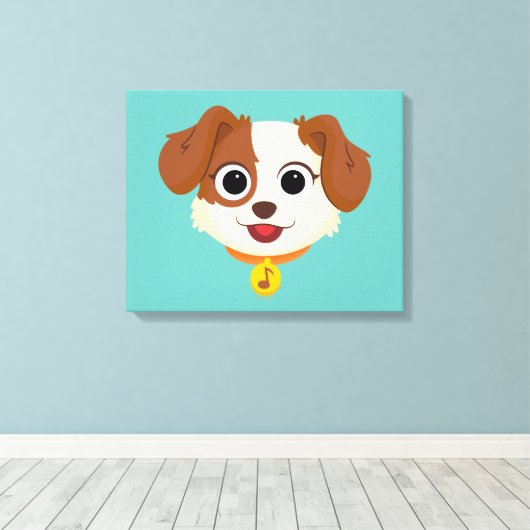 Sesamstraße | Tango Face Leinwanddruck (Insitu (Holzboden))