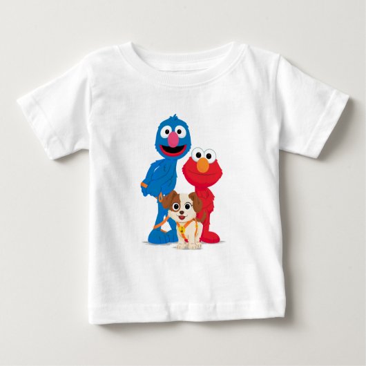Sesamstraße | Tango mit Grover & Elmo Baby T-shirt (Vorderseite)