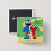Sesamstraße | Tango mit Grover & Elmo Button (Vorne & Hinten)