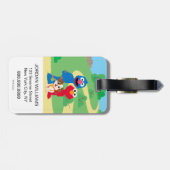 Sesamstraße | Tango mit Grover & Elmo Gepäckanhänger (Rückseite horizontal)