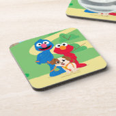 Sesamstraße | Tango mit Grover & Elmo Getränkeuntersetzer (Linke Seite)
