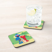 Sesamstraße | Tango mit Grover & Elmo Getränkeuntersetzer (Rechte Seite)