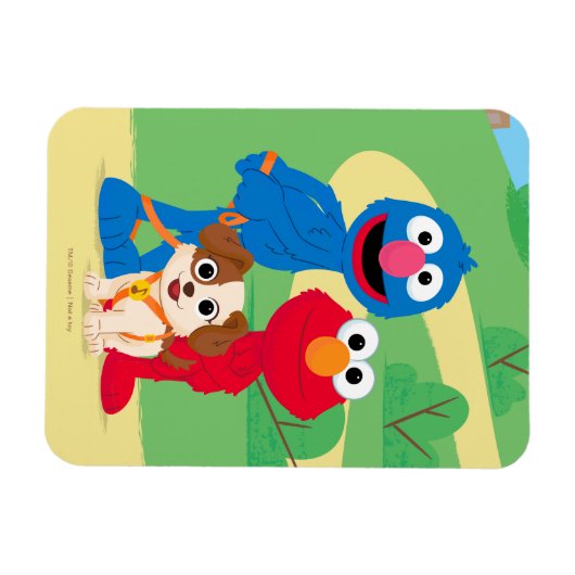 Sesamstraße | Tango mit Grover & Elmo Magnet (Horizontal)