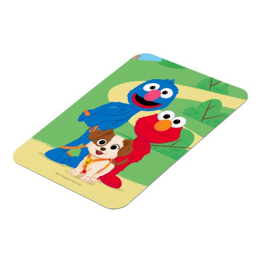 Sesamstraße | Tango mit Grover & Elmo Magnet (Linke Seite)