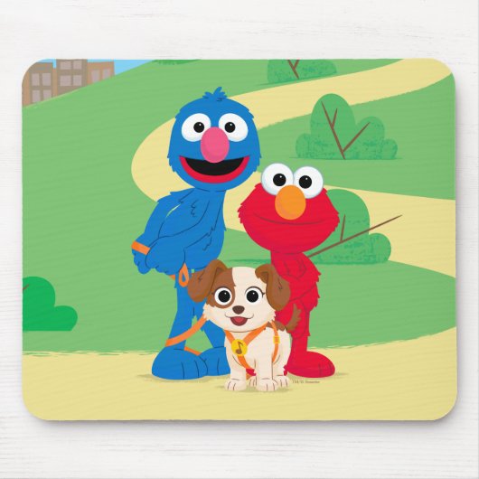 Sesamstraße | Tango mit Grover & Elmo Mousepad (Vorne)