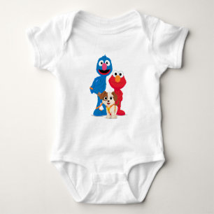 Sesamstraße Tango mit Grover und Elmo Baby Strampler