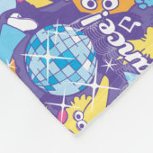 Sesamstraße| Tanzmuster Fleecedecke (Ecke)