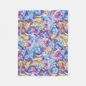 Sesamstraße| Tanzmuster Fleecedecke (Vorderseite)