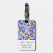 Sesamstraße| Tanzmuster Gepäckanhänger (Rückseite vertikal)