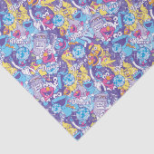 Sesamstraße| Tanzmuster Seidenpapier (Ausschnitt)