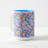 Sesamstraße| Tanzmuster Zweifarbige Tasse (Vorderseite Links)