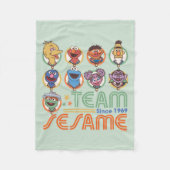 Sesamstraße | Team Sesame Seit 1969 Fleecedecke (Vorderseite)