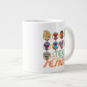 Sesamstraße | Team Sesame Seit 1969 Jumbo-Tasse (Vorderseite Rechts)