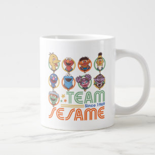 Sesamstraße Team Sesame Seit 1969 Jumbo-Tasse