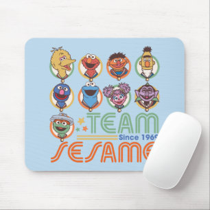 Sesamstraße   Team Sesame Seit 1969 Mousepad