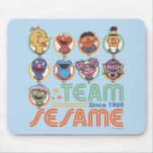 Sesamstraße | Team Sesame Seit 1969 Mousepad (Vorne)