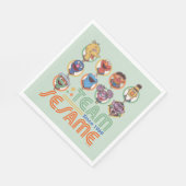 Sesamstraße | Team Sesame Seit 1969 Serviette (Ecke)