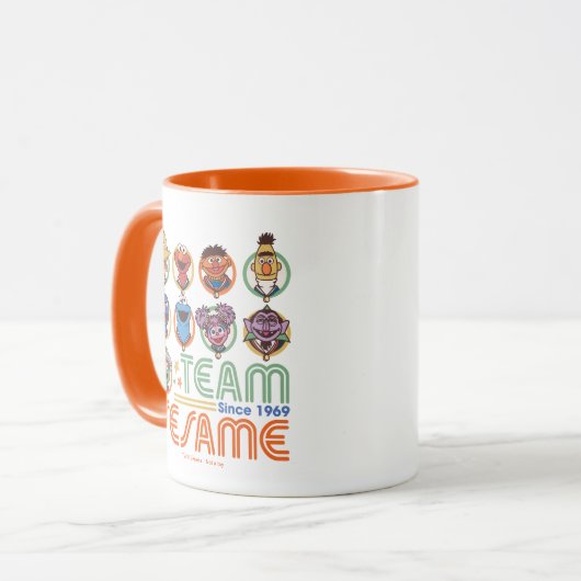 Sesamstraße | Team Sesame Seit 1969 Tasse (Vorderseite Links)
