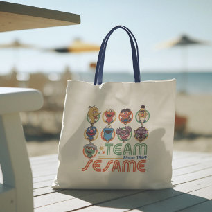 Sesamstraße Team Sesame Seit 1969 Tragetasche