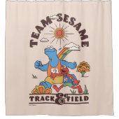Sesamstraße | Team Sesame Track & Field Duschvorhang (Vorderseite)
