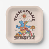 Sesamstraße | Team Sesame Track & Field Pappteller (Vorderseite)