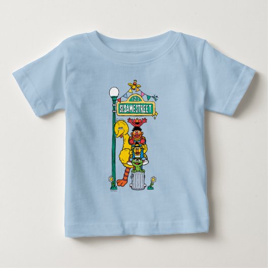 Sesamstraße | Unter dem Sesamstraße-Zeichen Baby T-shirt (Vorderseite)