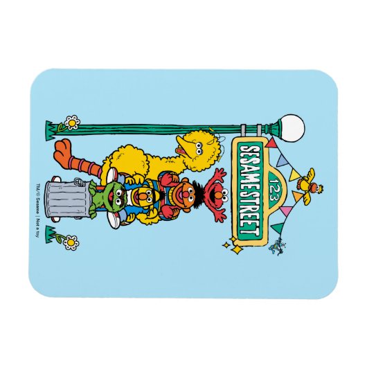 Sesamstraße | Unter dem Sesamstraße-Zeichen Magnet (Horizontal)