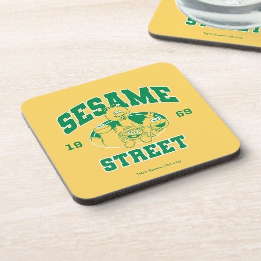 Sesamstraße | Vintag 1969 Getränkeuntersetzer (Linke Seite)