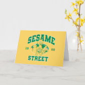 Sesamstraße | Vintag 1969 Karte (Gelbe Blume)