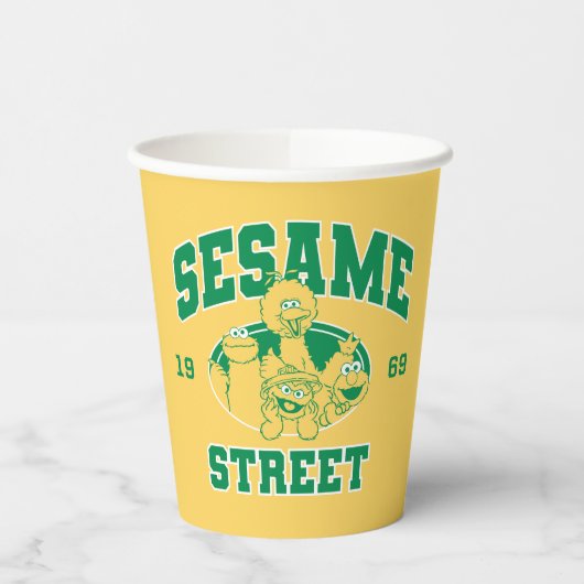 Sesamstraße | Vintag 1969 Pappbecher (Links)