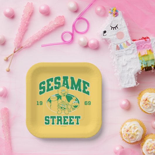 Sesamstraße | Vintag 1969 Pappteller (Party)