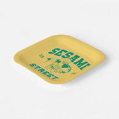 Sesamstraße | Vintag 1969 Pappteller (Gewinkelt)