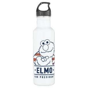Sesamstraße   Vintag Elmo für den Präsidenten Edelstahlflasche