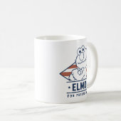Sesamstraße | Vintag Elmo für den Präsidenten Kaffeetasse (VorderseiteRechts)