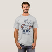 Sesamstraße | Vintag Elmo für den Präsidenten T-Shirt (Vorne ganz)