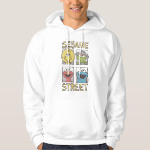 Sesamstraße Vintage‑Charakter‑Comic 2 Hoodie