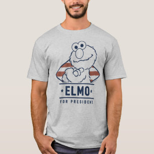 Sesamstraße   Vintage Elmo für den Präsidenten T-Shirt