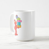 Sesamstraße | Vintage Elmo und Presents Kaffeetasse (Vorderseite Links)