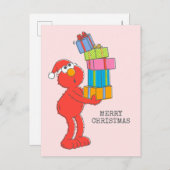 Sesamstraße | Vintage Elmo und Presents Postkarte (Vorne/Hinten)